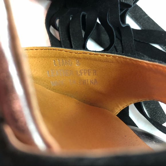 N.Y.L.A. Llano platform sandal fringe suede NEW 8 - Picture 8 of 8